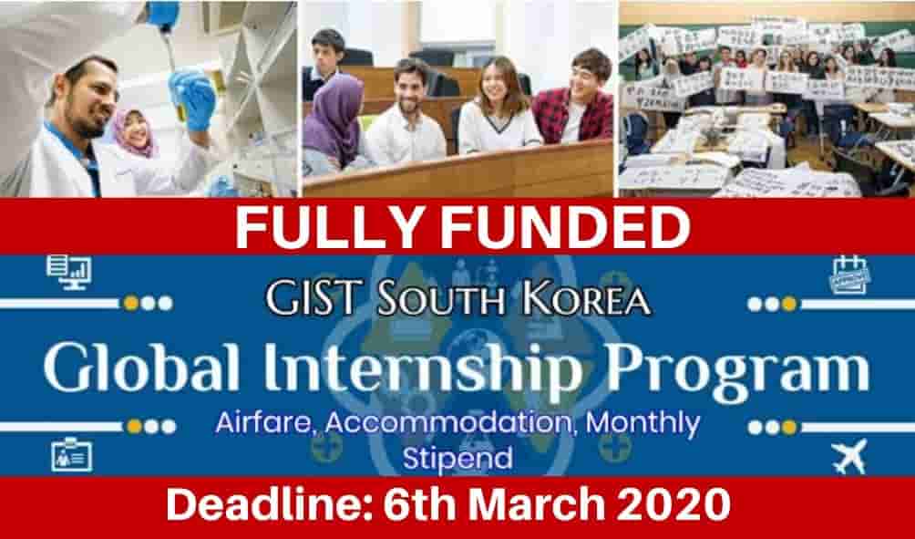 Global Internships Program South Korea 2020