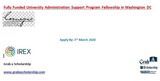 University Administration Support Program Fellowship