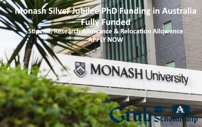 Monash Silver Jubilee PhD Funding