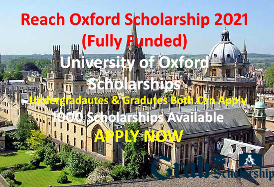 Reach Oxford Scholarships 2021