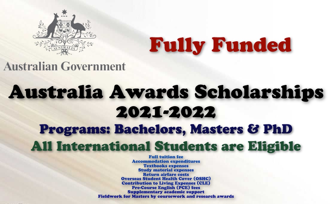 Australia Awards Scholarships 2021