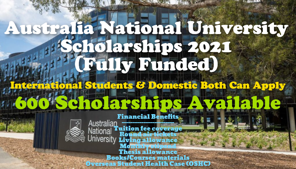 Australia National University Scholarships 2021