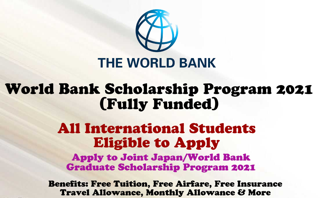 World Bank Scholarship Program 2021