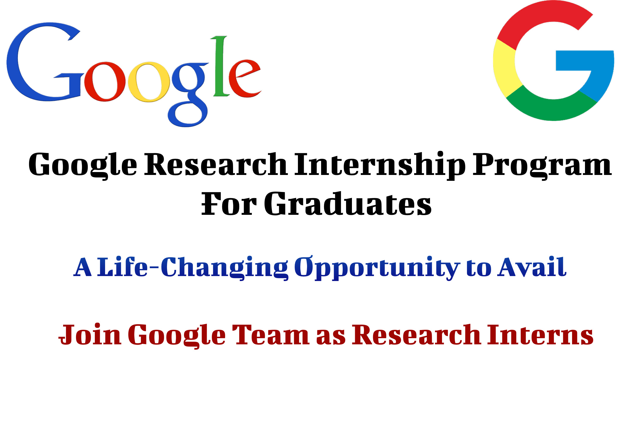 Google Research Internship Program