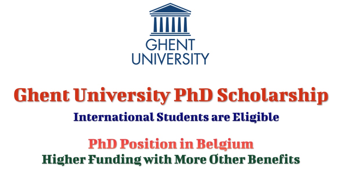 Ghent University PhD Scholarship