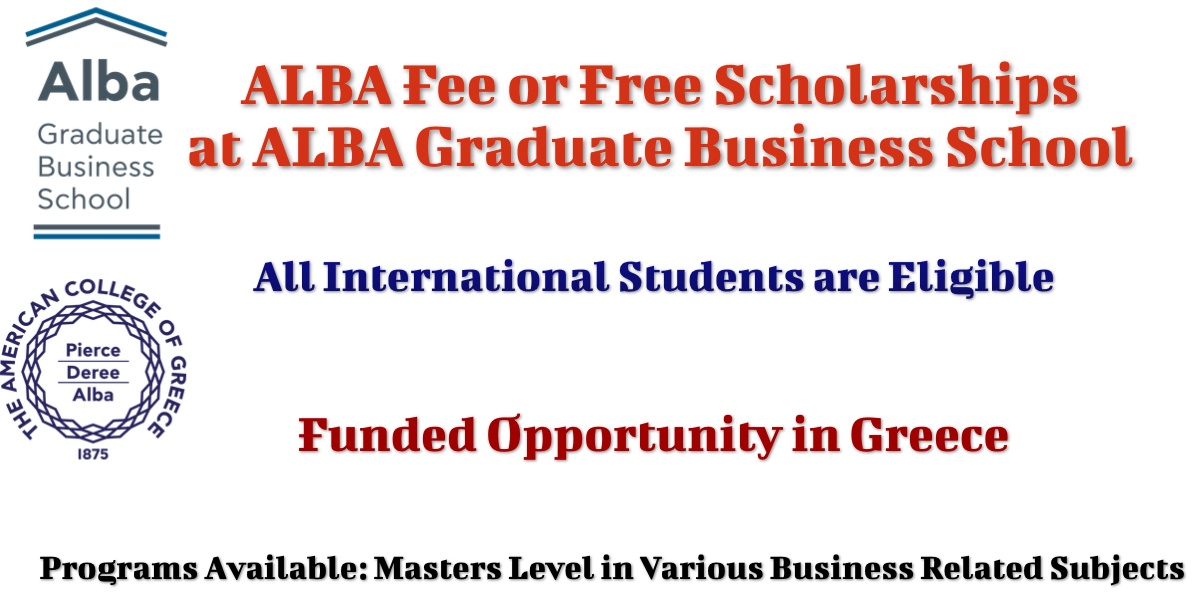 ALBA Fee or Free Scholarships