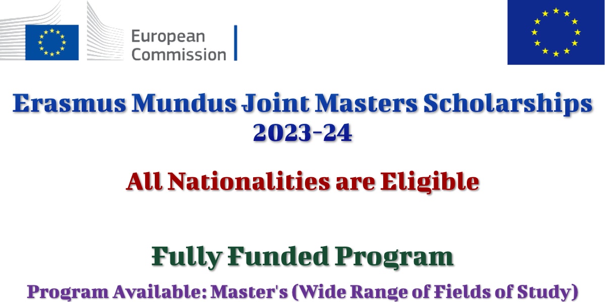 Erasmus Mundus Joint Masters Scholarships 2023-24