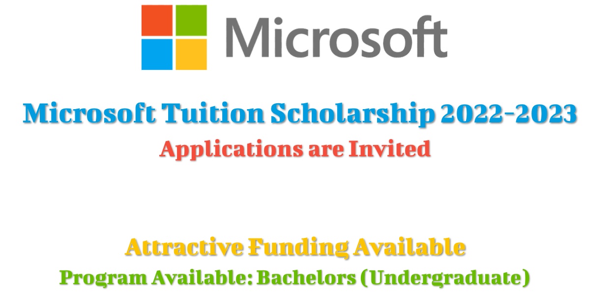 Microsoft Tuition Scholarship 2022