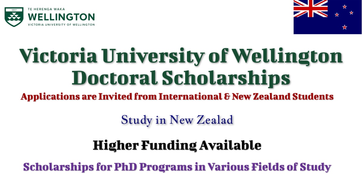 Victoria University of Wellington Doctoral Scholarships