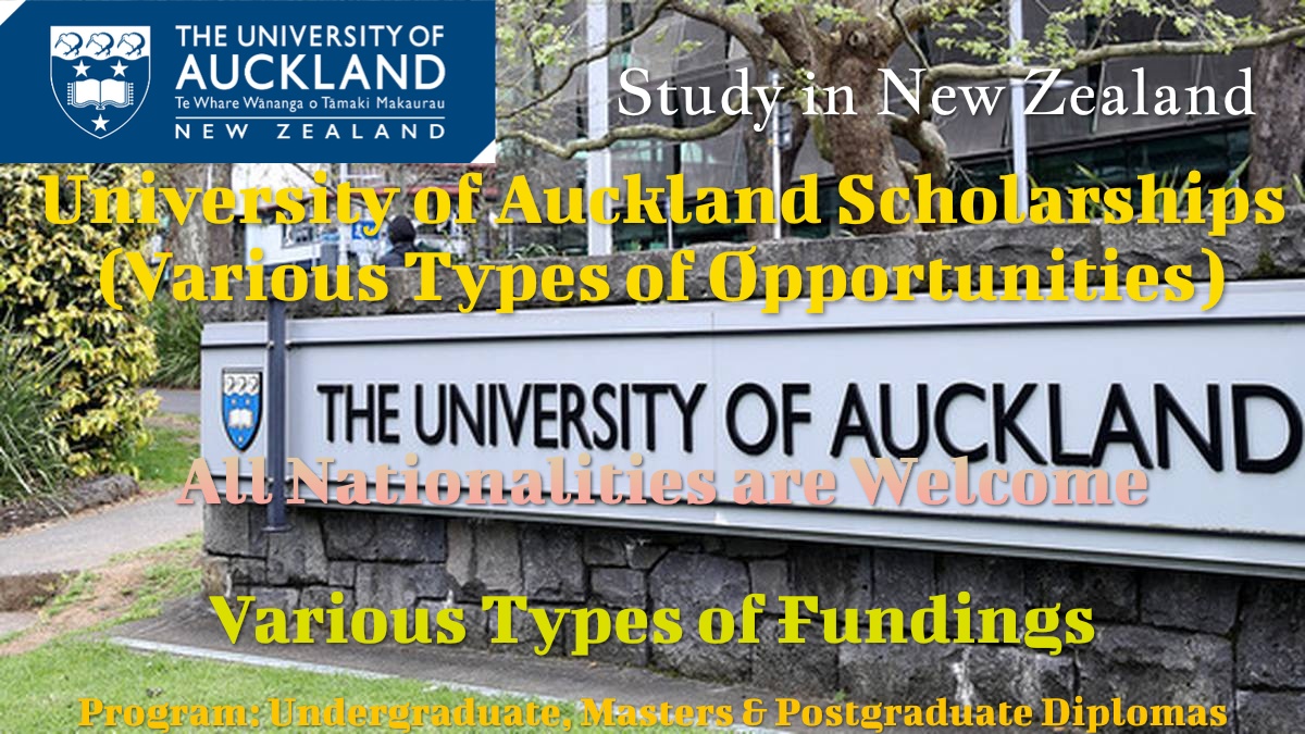 University of Auckland Scholarships for International Students