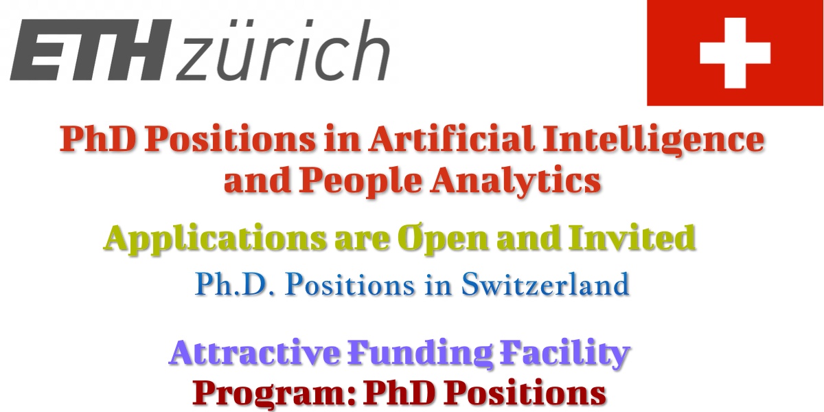 PhD Positions in Artificial Intelligence and People Analytics