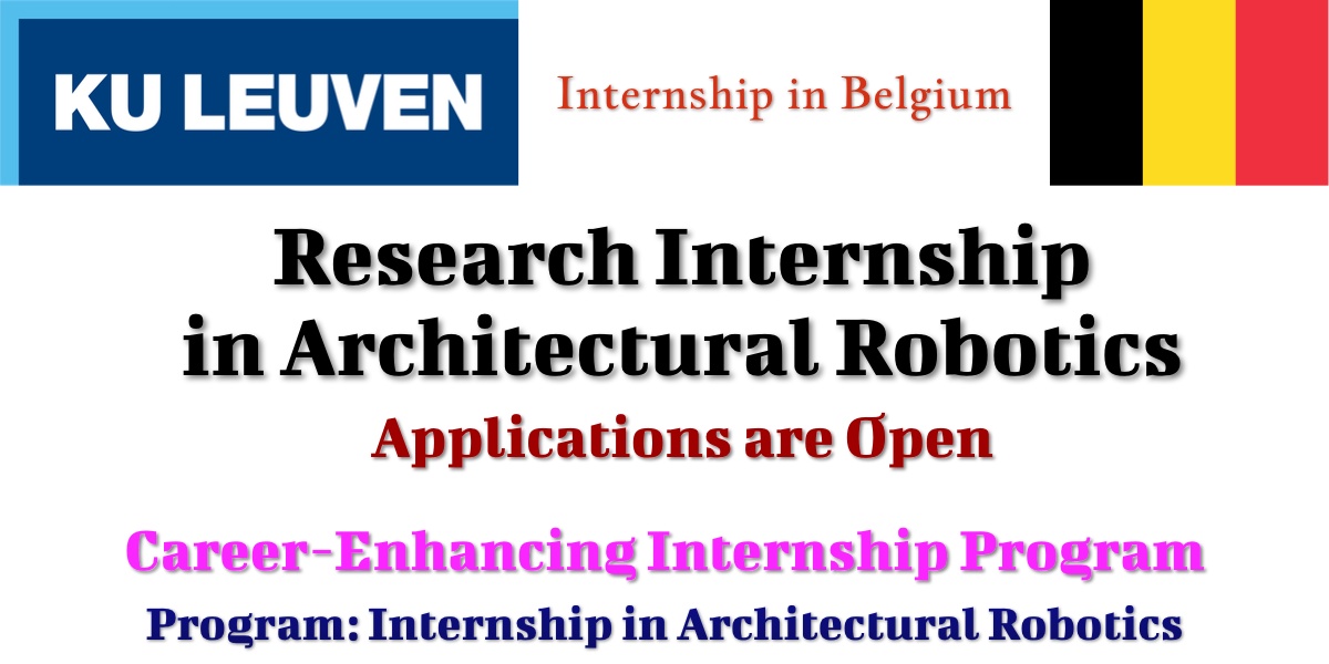 Research Internships at KU Leuven