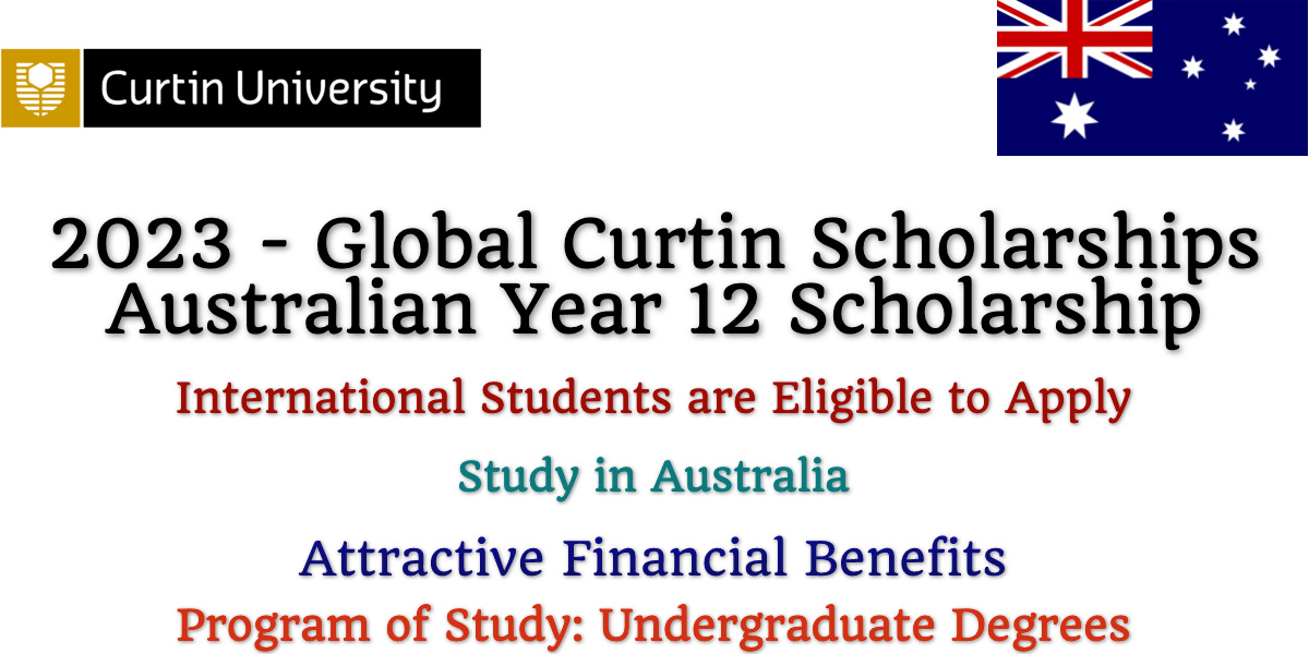 Global Curtin Scholarships - Australian Year 12 Scholarship