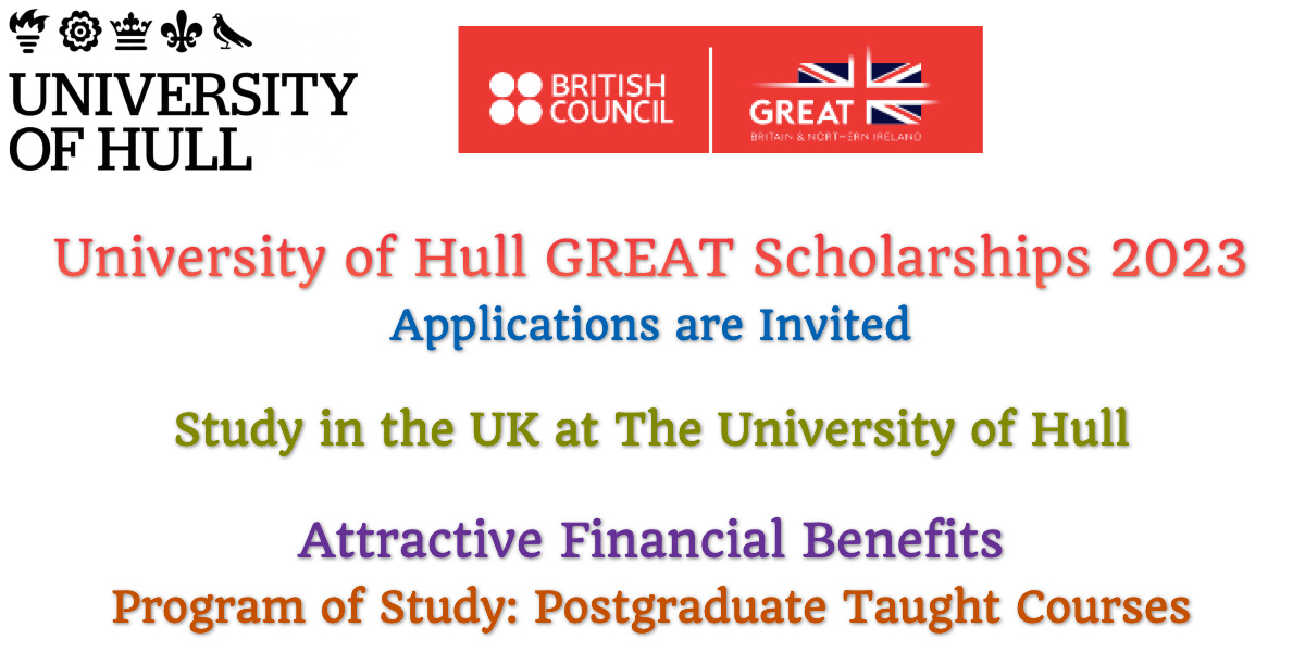 University of Hull GREAT Scholarships 2023
