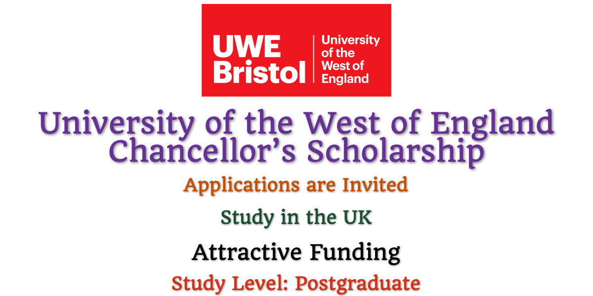 University of the West of England Chancellor’s Scholarship