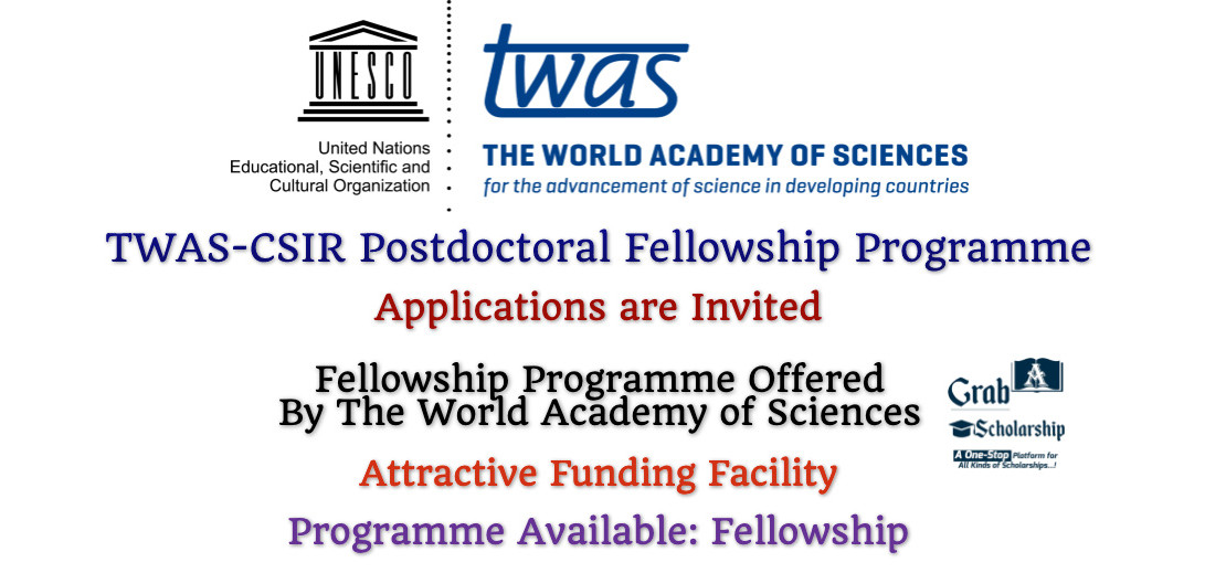 TWAS-CSIR Postdoctoral Fellowship Programme