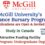 McGill University’s Entrance Bursary Program for Undergraduate Programs in Canada