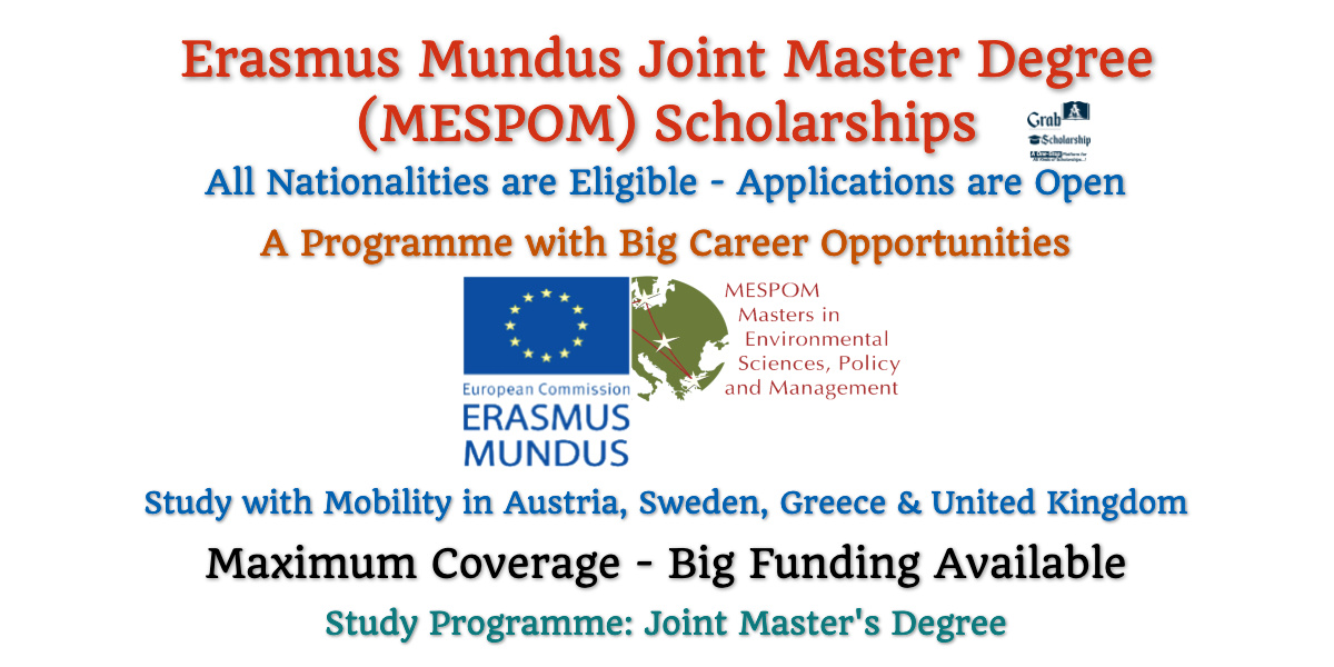 Erasmus Mundus Joint Master Degree (MESPOM)