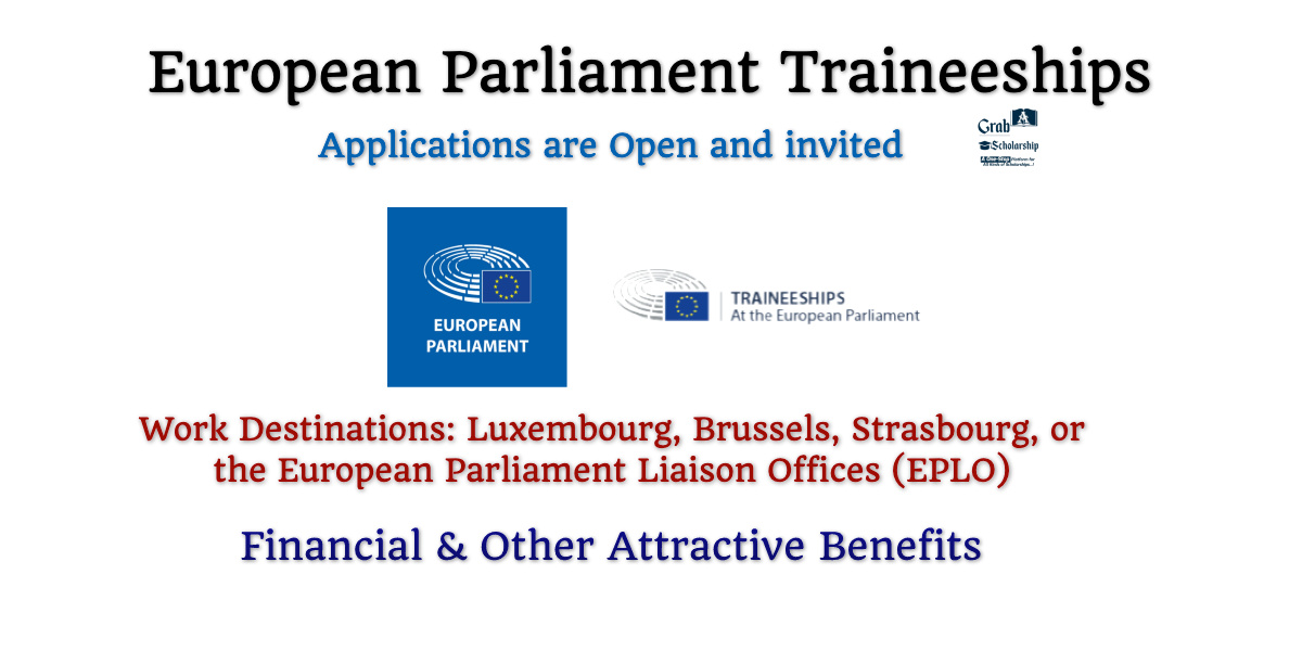 European Parliament Traineeships 2024