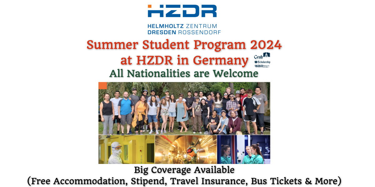 Summer Student Program 2024 at HZDR