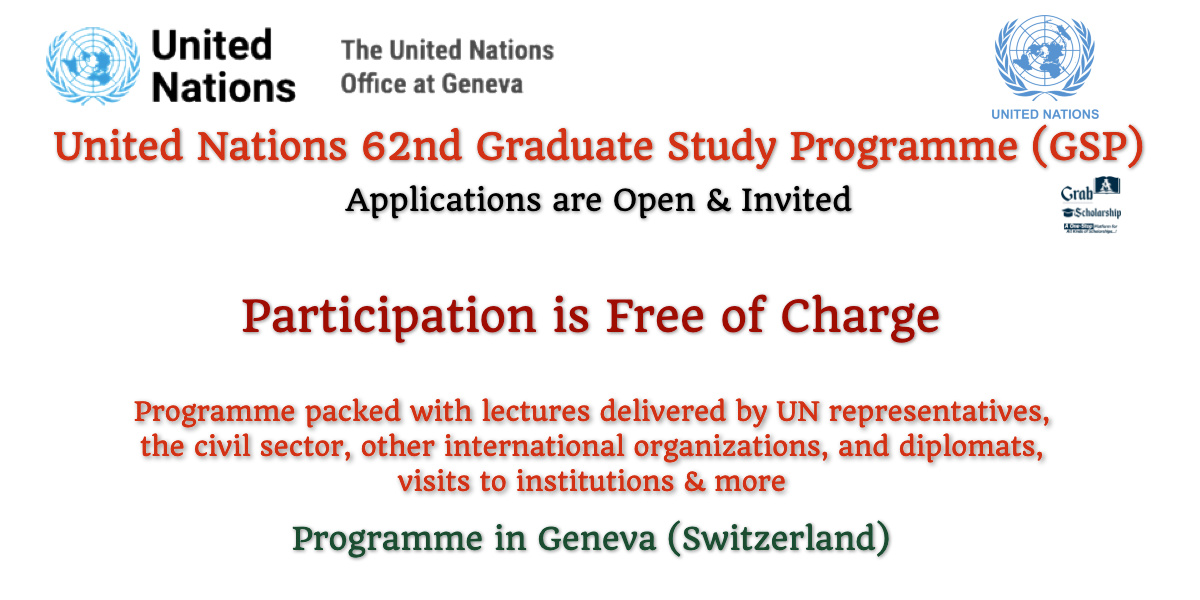 United Nations 62nd Graduate Study Programme