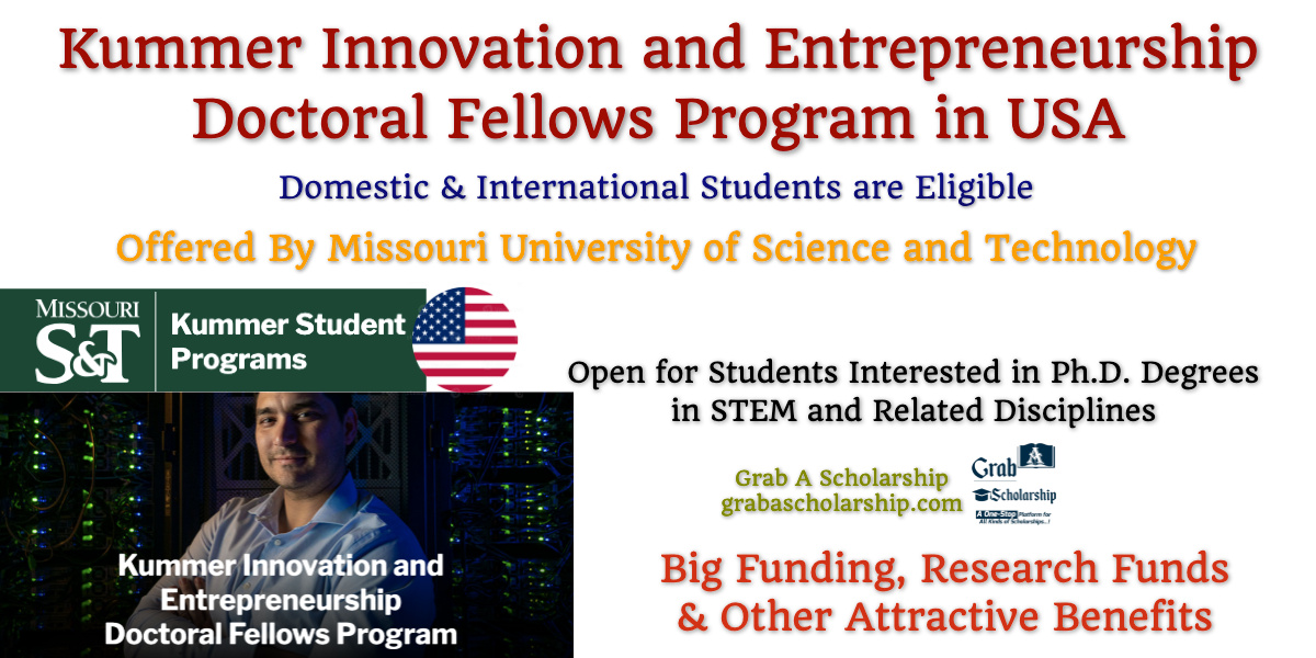 Kummer Innovation and Entrepreneurship Doctoral Fellows Program