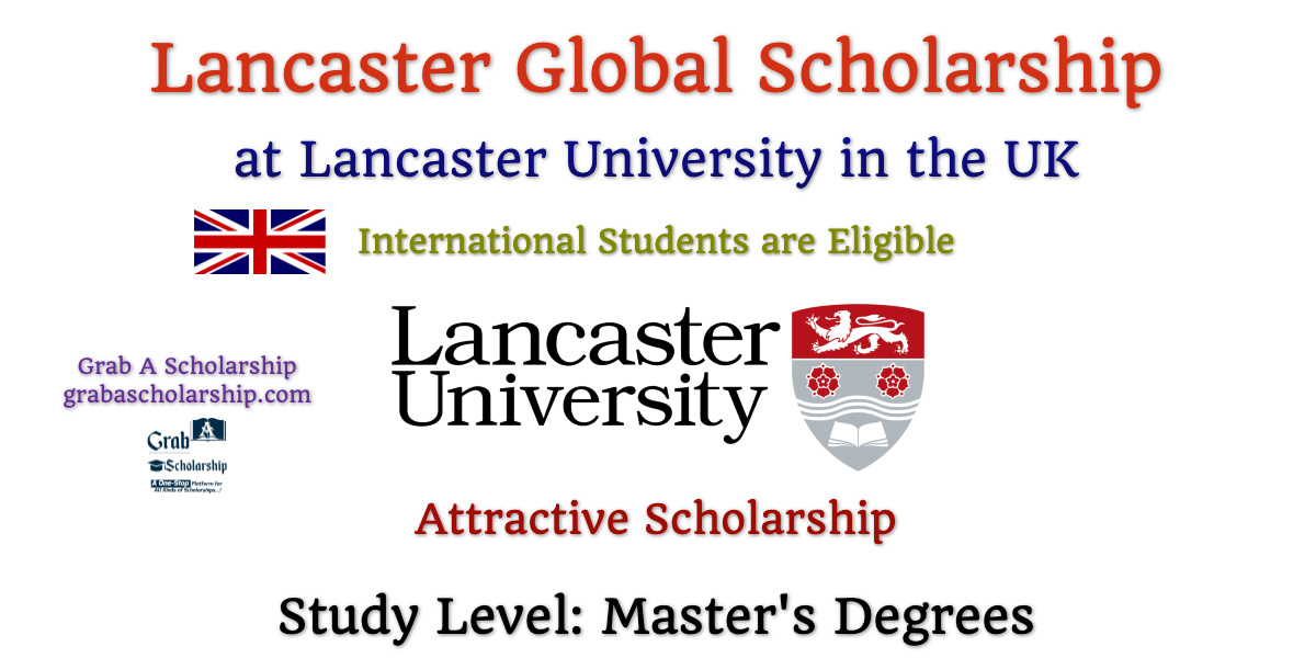 Lancaster Global Scholarship for Master’s Degrees