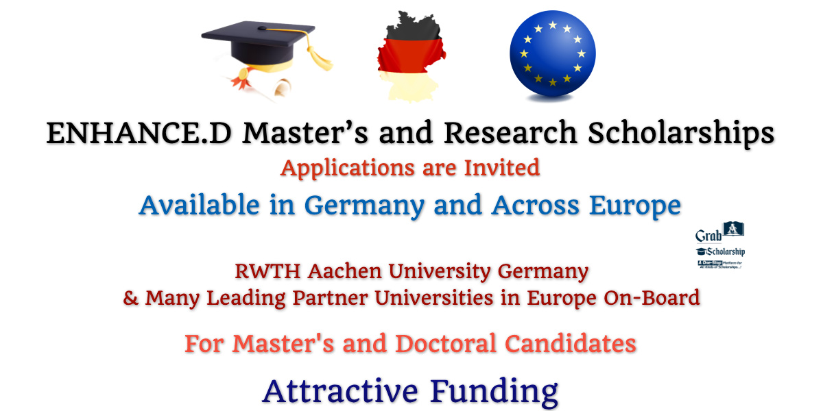 ENHANCE.D Master’s and Research Scholarships