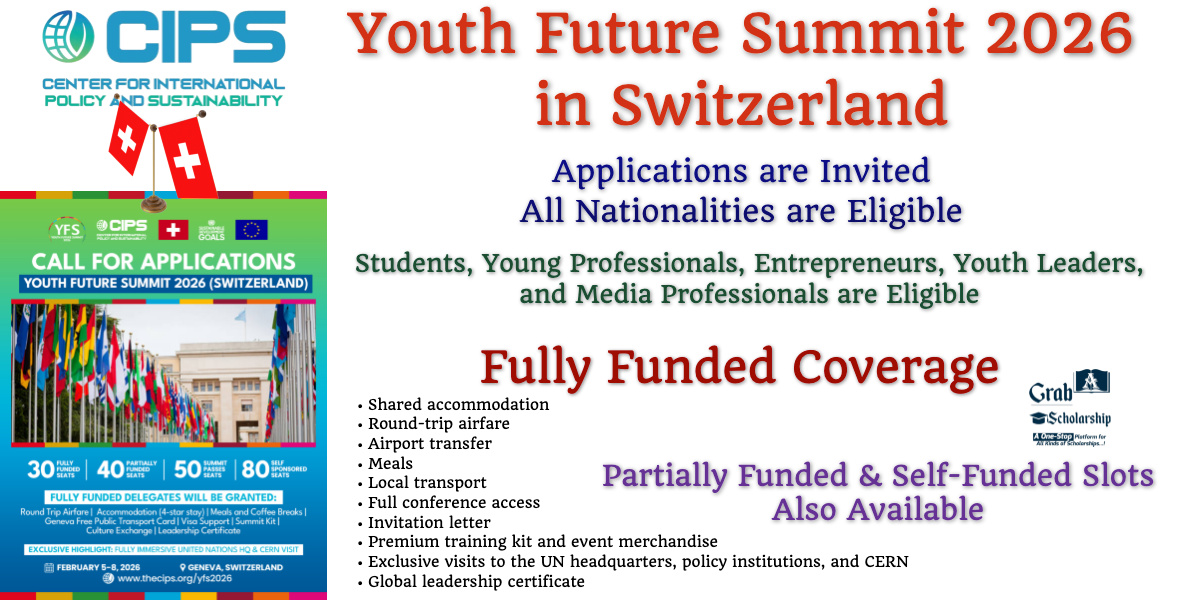 Youth Future Summit 2026 in Switzerland