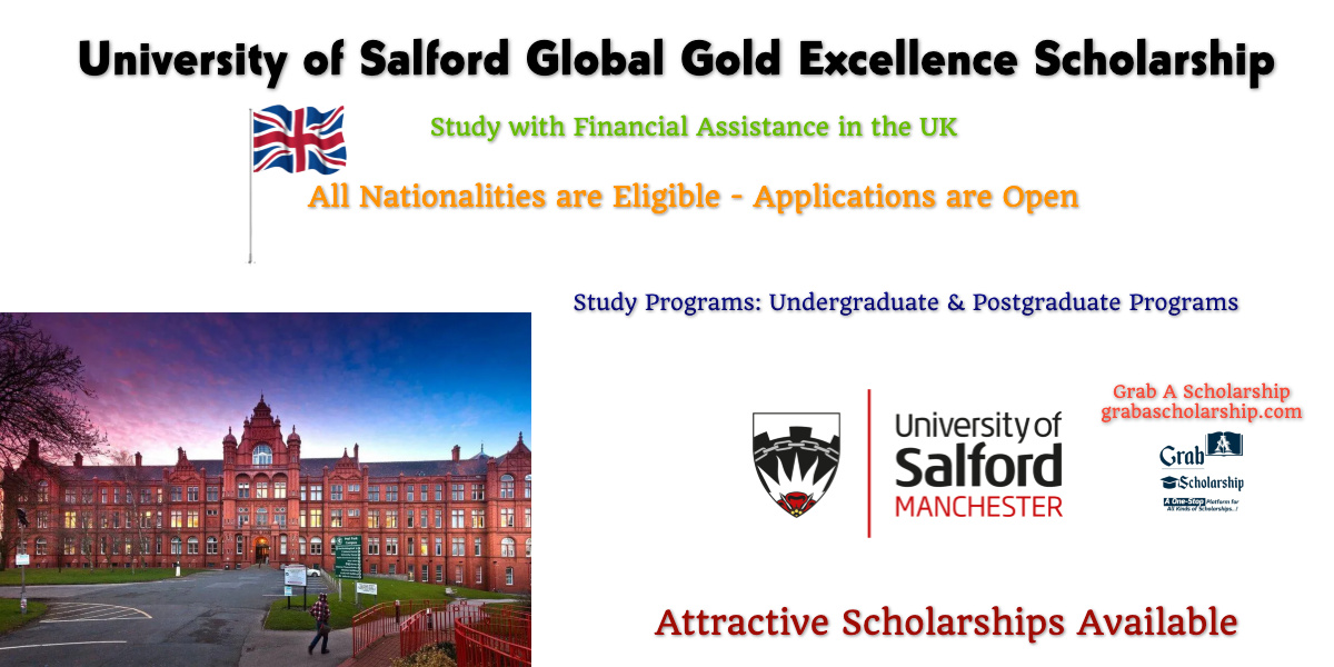 University of Salford Global Gold Excellence Scholarship