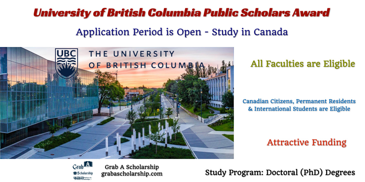 University of British Columbia Public Scholars Award
