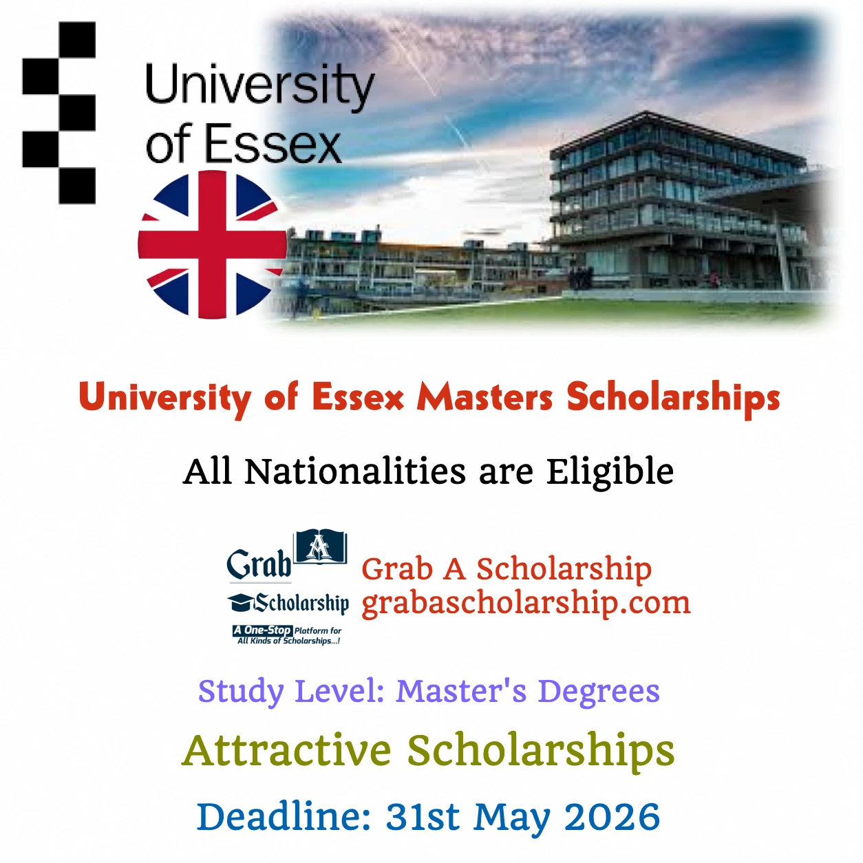 University of Essex Masters Scholarships_01