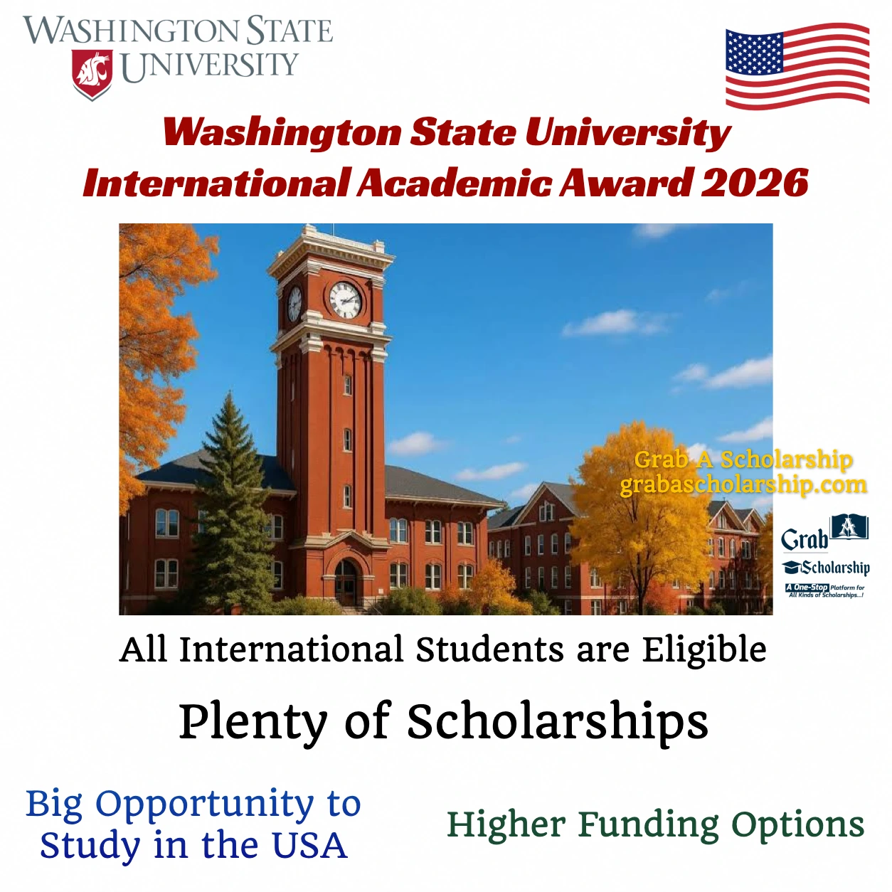 Washington State University International Academic Award 2026
