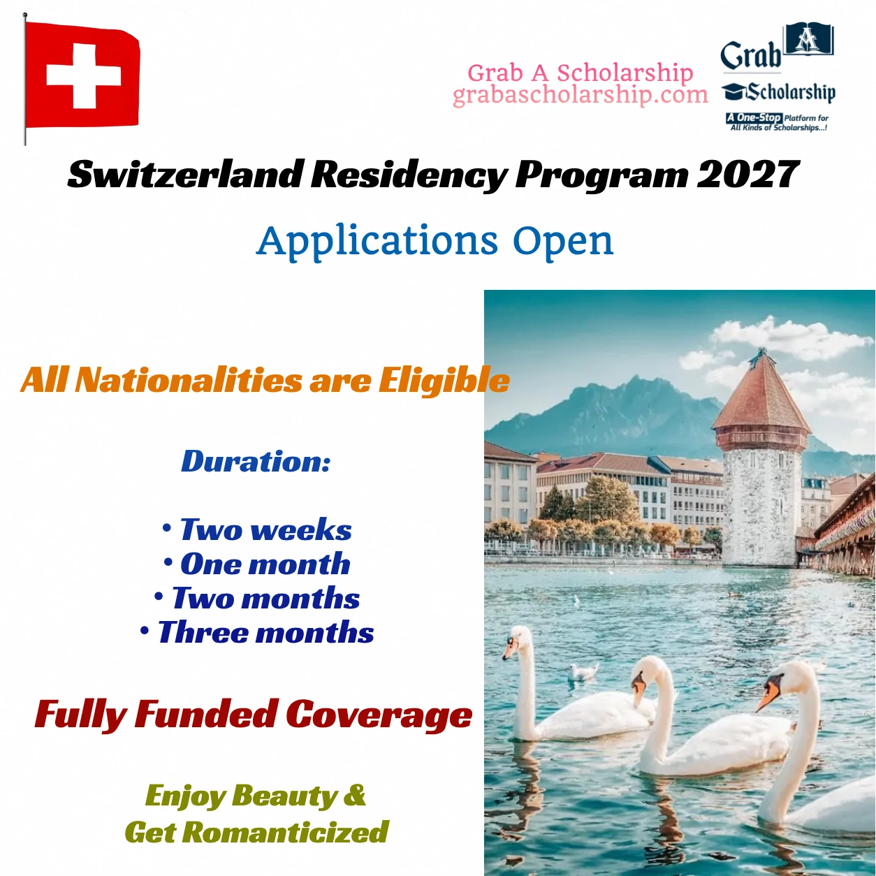 Switzerland Residency Program 2027